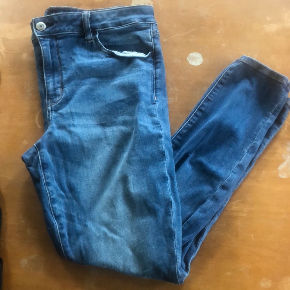 American Eagle next level stretch skinny jeans.